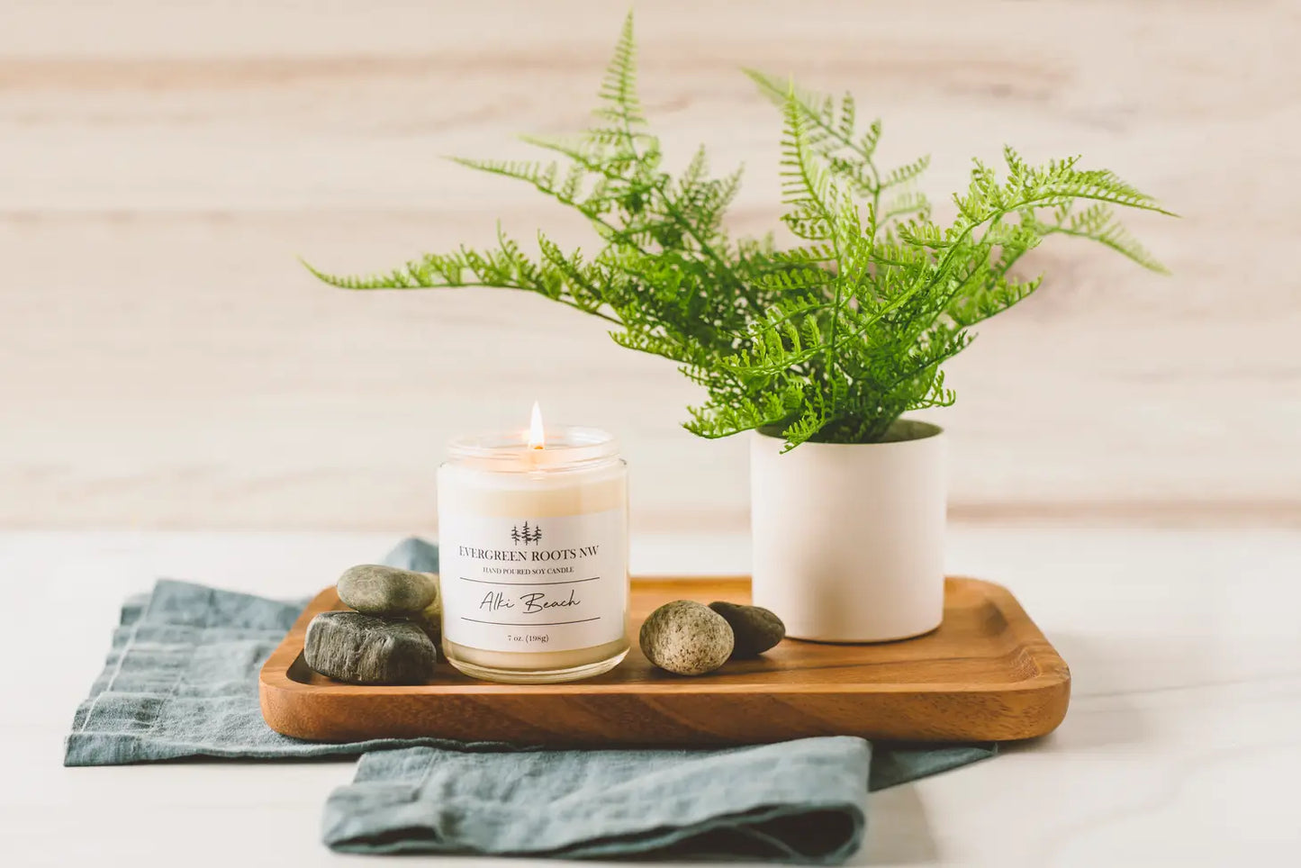 Evergreen Roots NW | Alki Beach Soy Candle