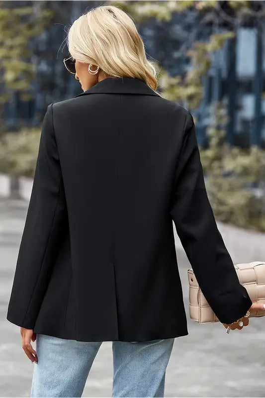 Lily Clothing | Classic One Button Blazer