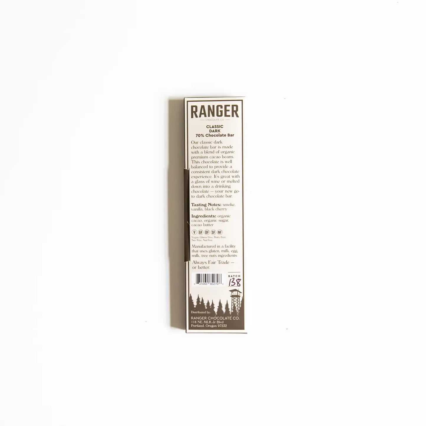 Ranger Chocolate Co. | Classic Dark Chocolate Bar