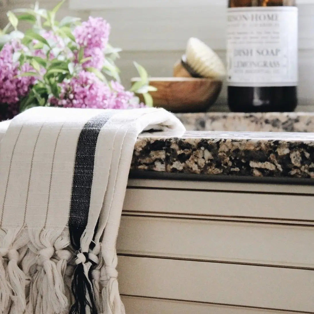 The Loomia | Silvia 100% Turkish Cotton Hand Towel