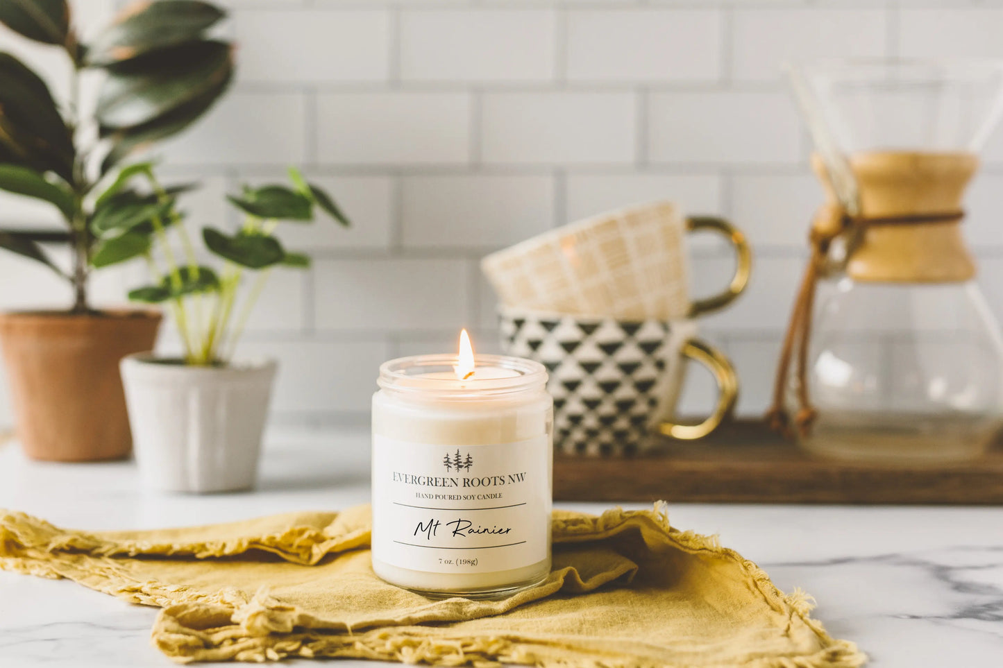 Evergreen Roots NW | Mt. Rainier Soy Candle